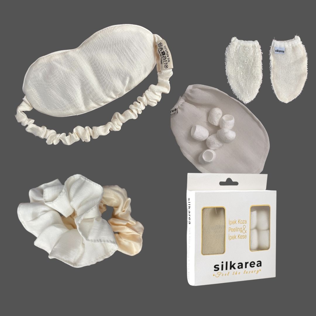 %100 İpek Güzellik Seti - Pure Silk Beauty Set