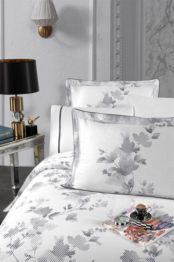FLORENTINA %100 Pamuk Saten King Size Nevresim Takımı