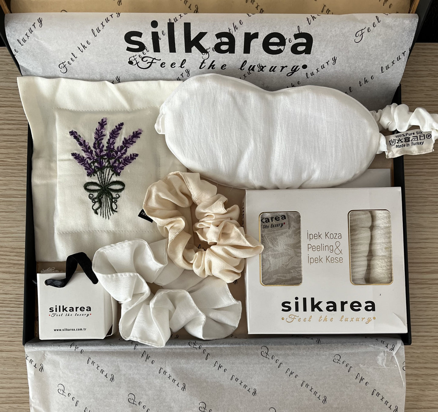 %100 İpek Güzellik Seti - Pure Silk Beauty Set